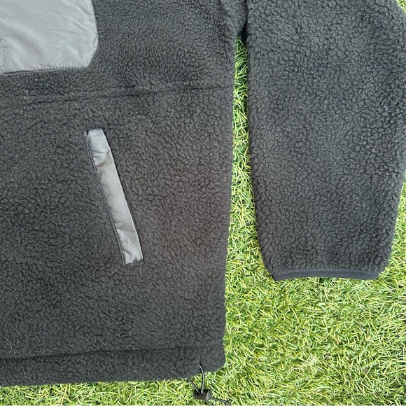 Wilo the Label Anthropologie Sherpa Fleece Pullover Gorpcore 1/2 Snap Sweater M - Picture 5 of 9